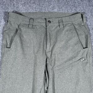 Duluth Trading Breezeshooter Pants Men 34x32 Green Taupe DuluthFlex Chino